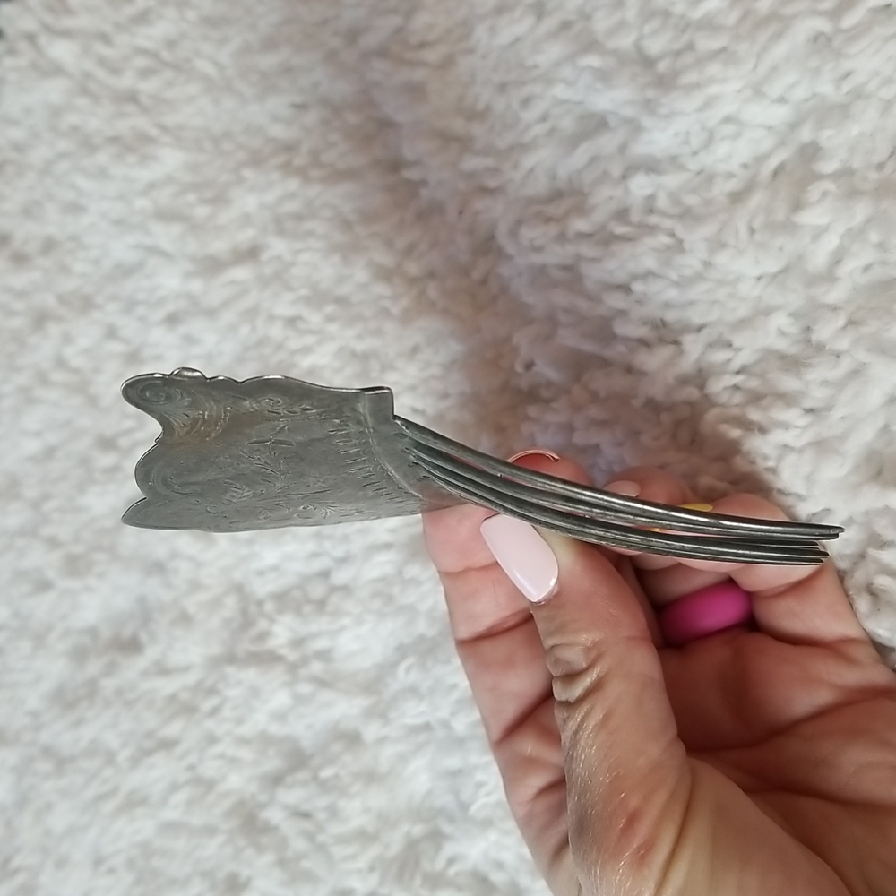 Antique Sterling Hair Comb Kennard & Jenks - Picture 7 of 11